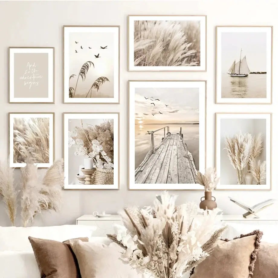 Flower Grass Wall Art Print
