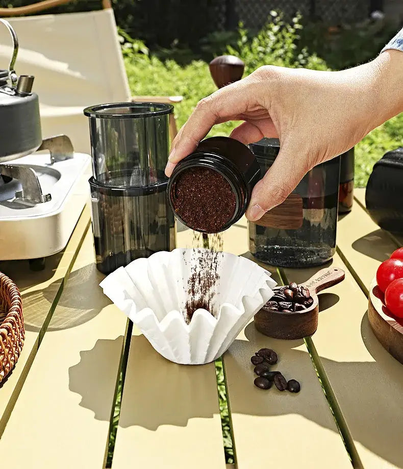 DecorBites™ Coffee Filters: Disposable White Paper Baskets for 1-4 Cups