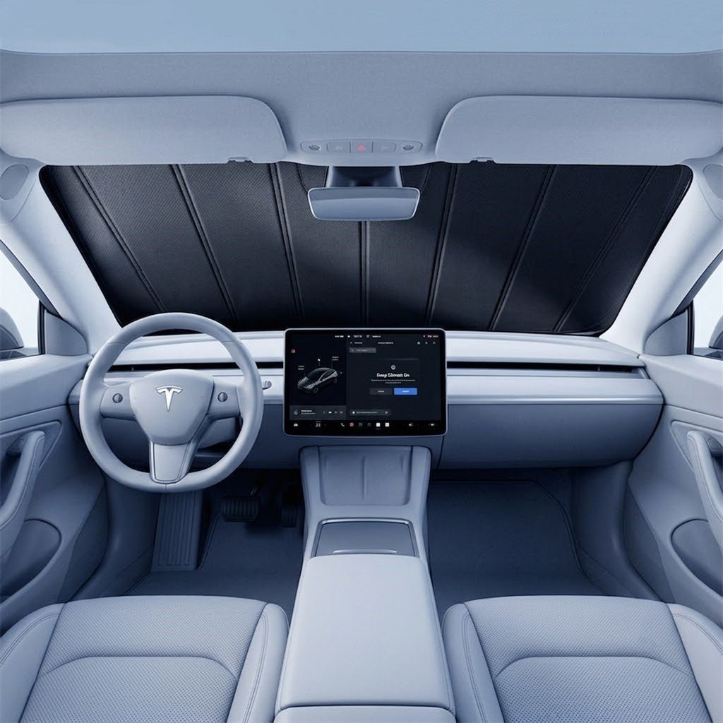 Foldable Front Windshield Sunshade for Model 3 & Model Y