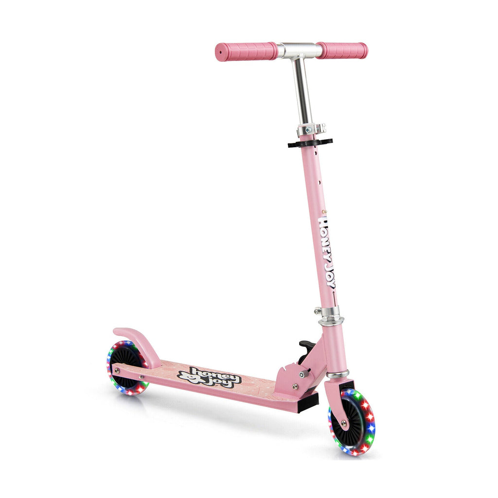 Folding Kick Scooter with 3 Adjustable Heights for Kids