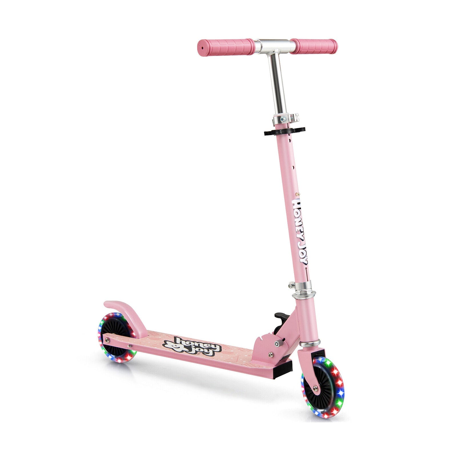 Folding Kick Scooter with 3 Adjustable Heights for Kids
