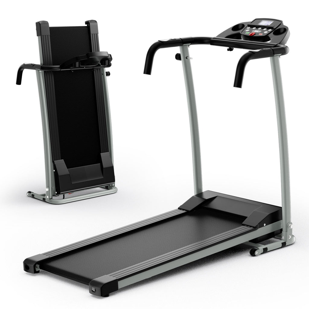 Folding Treadmill with 12 Preset Programs and LCD Display