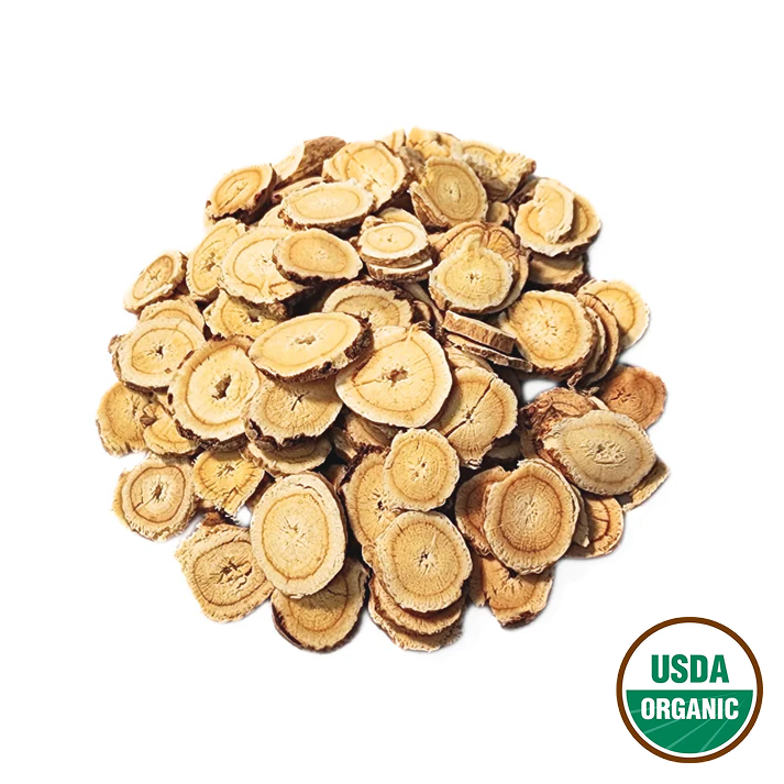 Organic Astragalus Root (Woods-Grown) - Astragali membranaceus Radix - Huang Qi (Pian)
