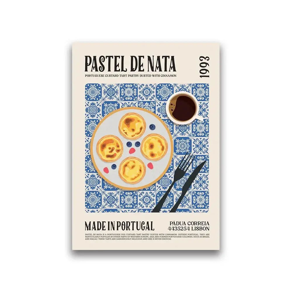 Foodie Canvas Wall Art Print