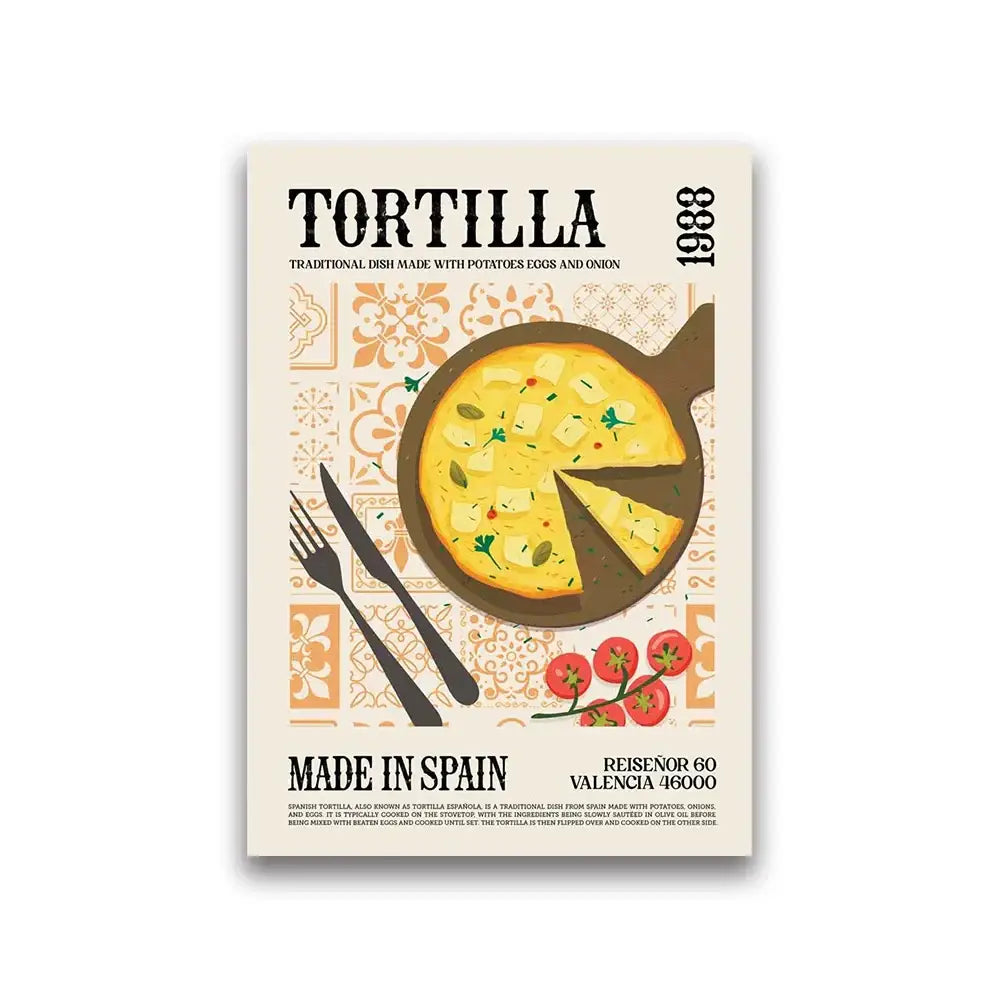 Foodie Canvas Wall Art Print