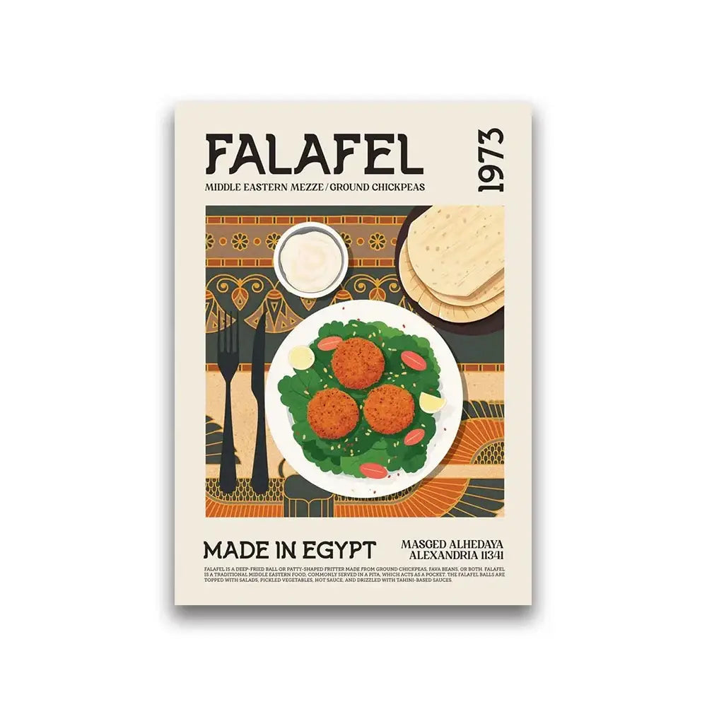 Foodie Canvas Wall Art Print