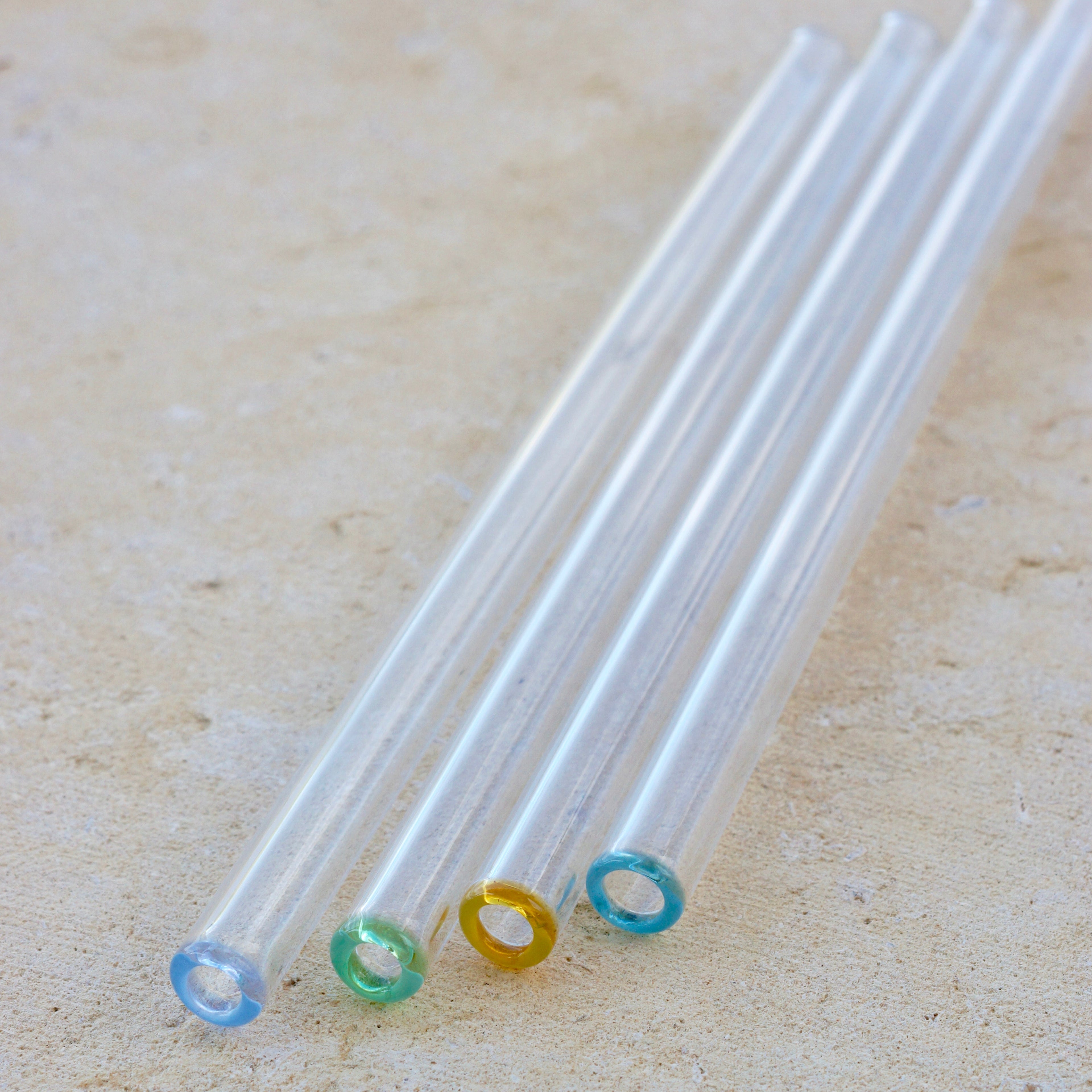 Juice and Smoothie Glass Straw Set