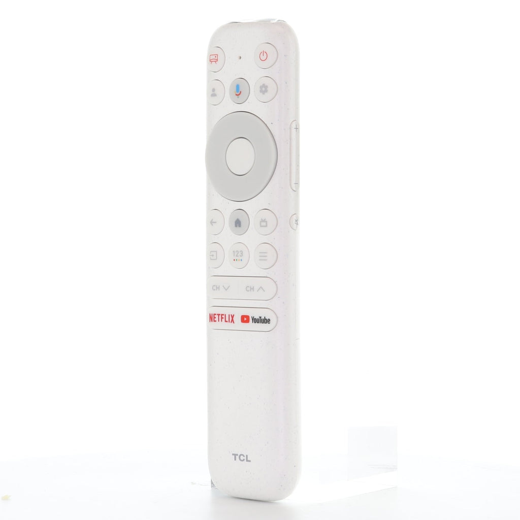 TCL RC902N / FER1 NXTVISION GOOGLE TV Remote Control with Voice | White | Netflix | YouTube - G0401-000232