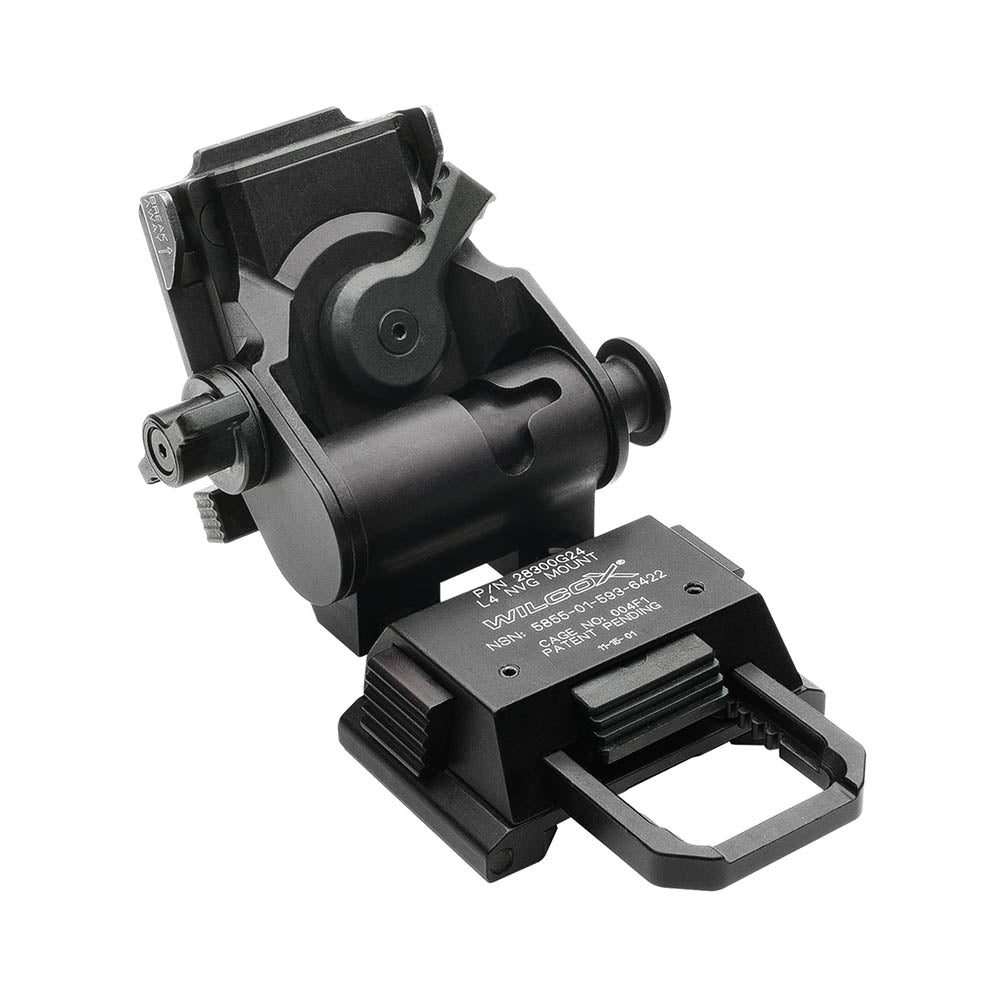Wilcox G24 | Dovetail Mount for NVGs w/ Breakaway Safety for Neck Injury Prevention