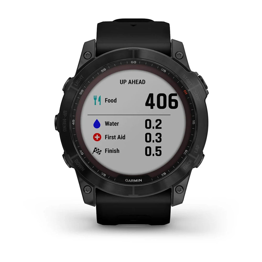 Garmin Fenix 7X Sapphire Solar | GPS Smartwatch w/ Flashlight