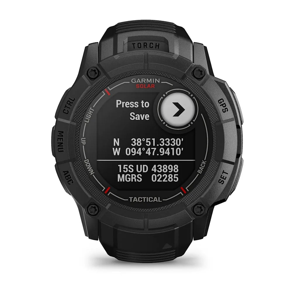 Garmin Instinct 2X Solar Tactical | Ballistic Calculator & NVG Compatible