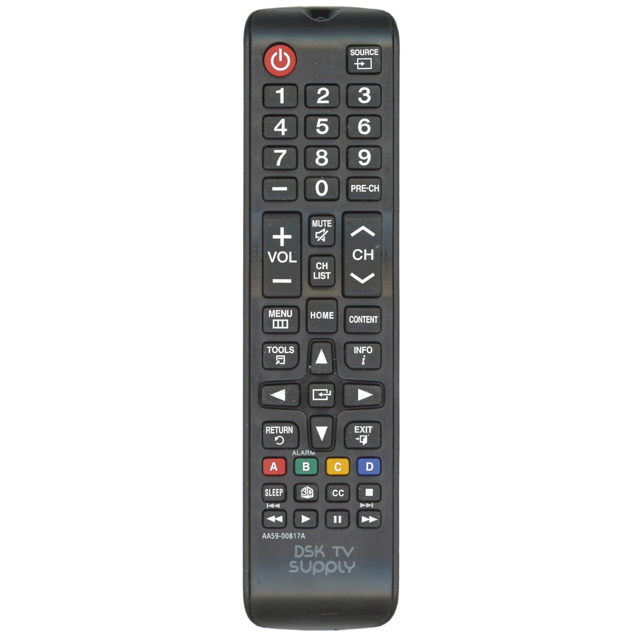 Samsung AA59-00818A Hospitality TV Remote Control | IR only | 2012 - AA5900818A