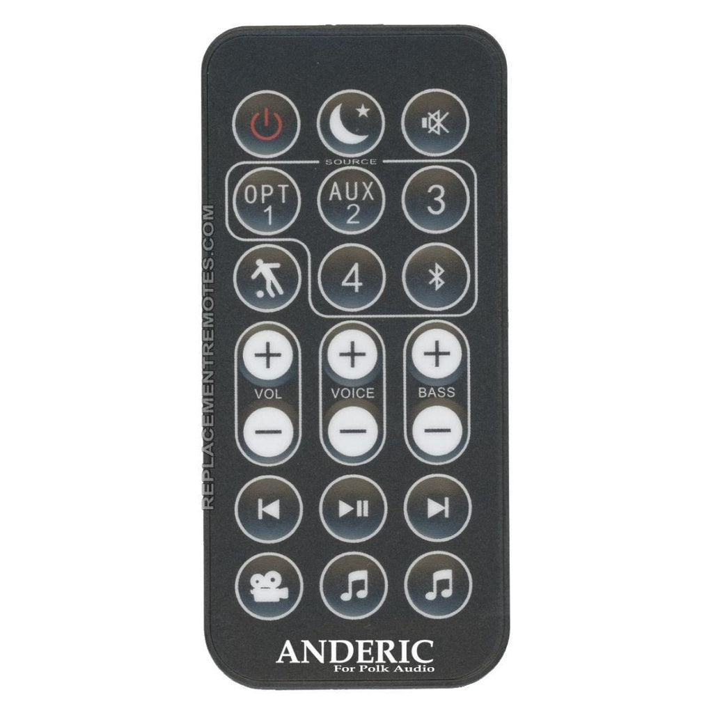 Anderic Generic RE6915-1 For Polk Sound Bar Remote Control