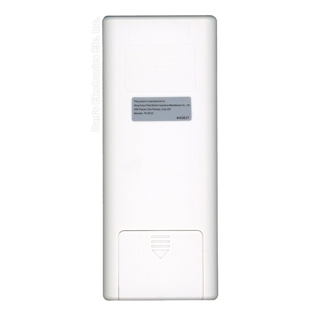 Substitute for TR123B KUJCE10901 304.17 Mhz Ceiling Fan Remote Control [63T-AC83T-KIT]