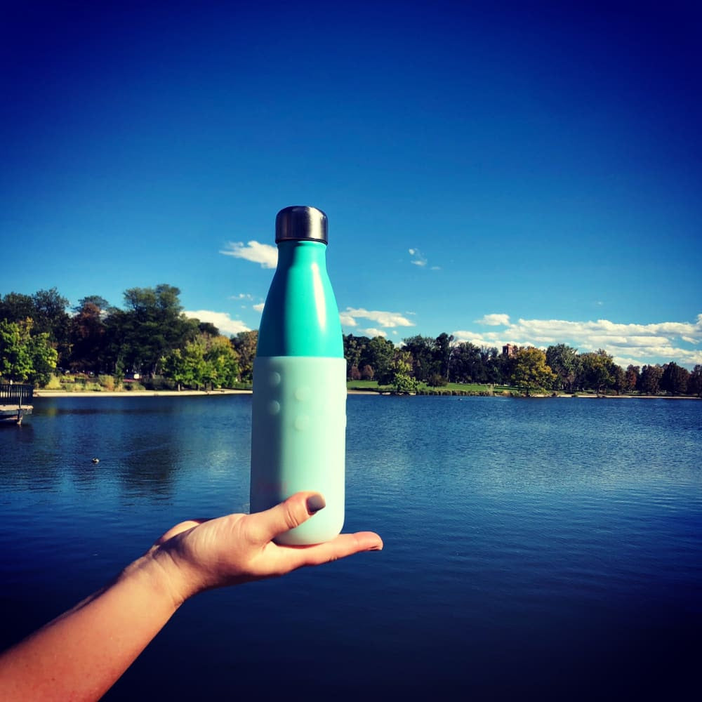 GiveGrip™ Silicone Water Bottle Sleeve designed to fit 17oz Swell Bottle and  18-24oz Thermal Bottles