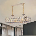 Gold Island Light 12-Bulb Crystal