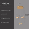 DecorBites™ Butterfly Chandelier Staircase Suspended Loft Pendant Light for Living Room & Hallway