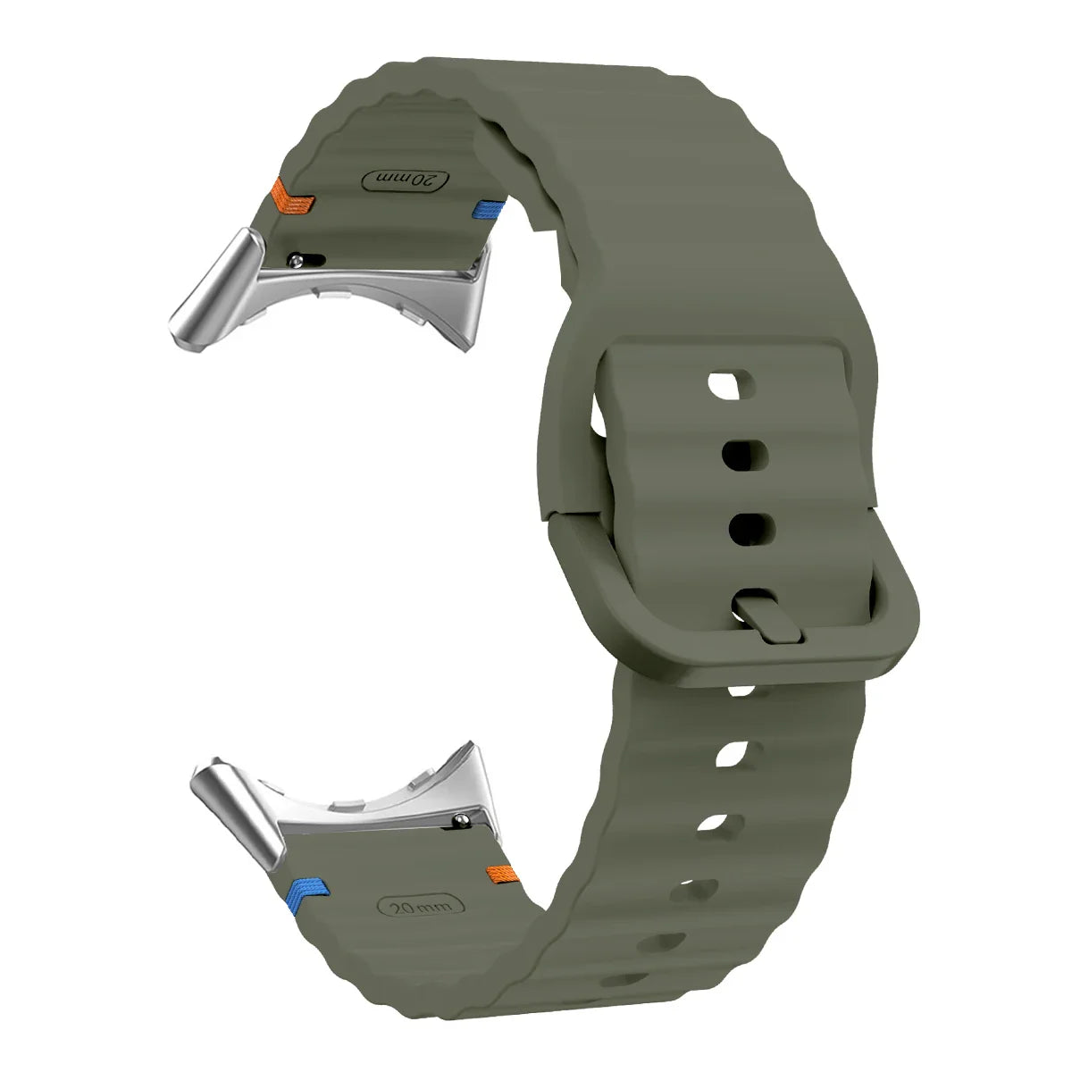Google Pixel Watch 1 2 3 4 41mm 45mm Silicone Band-Soft