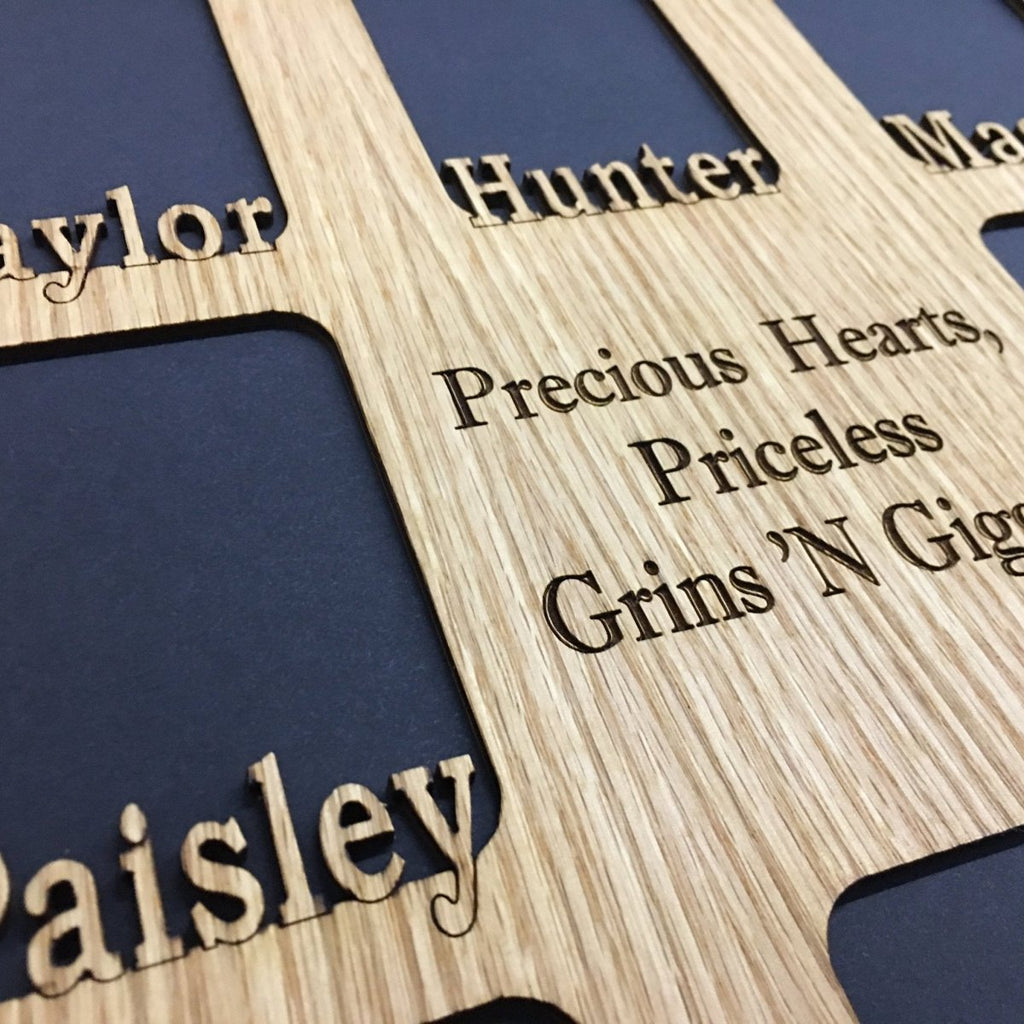 Grandkids Name Picture Frame 16"x20"