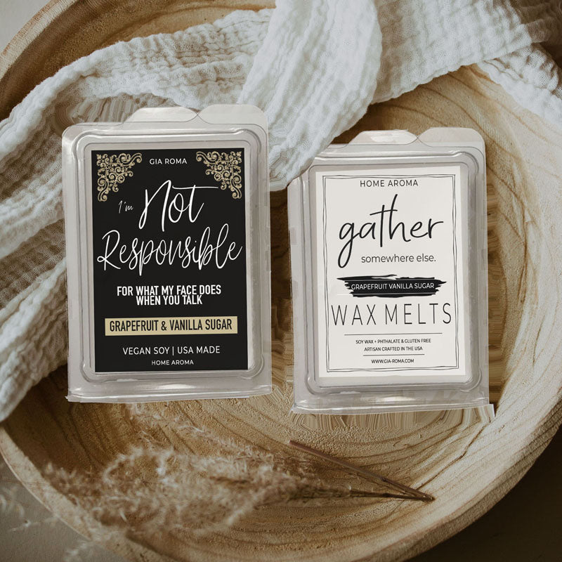 Grapefruit Vanilla Sugar Scented Candle Blend Soy Wax Aromatherapy Citrus Pink Grapefruit Vanilla
