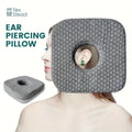 Gray textured comfort ear guard pillow bedroom cnh relief hole