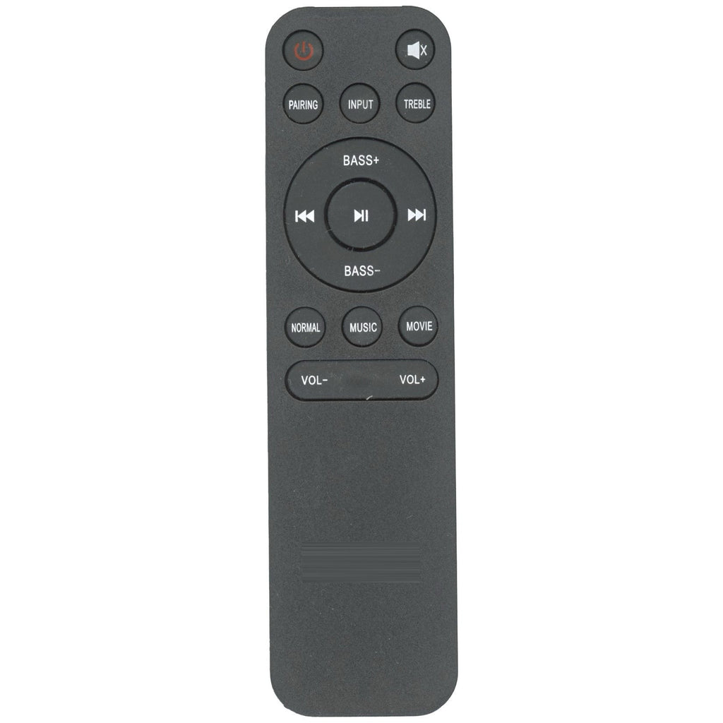 Haier 1.16.202807F0Y Sound Bar Remote Control for 2.1Ch System with Wireless Subwoofer - 116202807F0Y