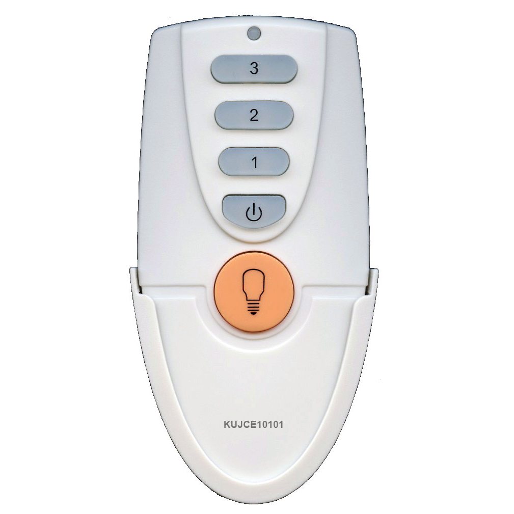 Substitute for Hampton Bay KUJCE10101 Ceiling Fan Remote Control - KUJCE10101 [63T-AC83T-KIT]