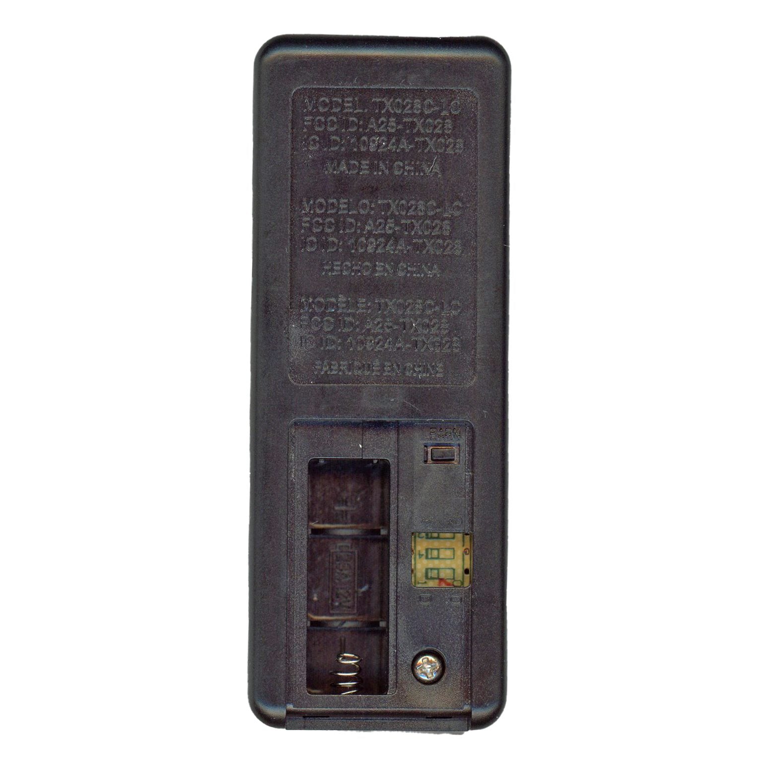 Substitute for Hampton Bay TX028C-LC Ceiling Fan Remote Control [63T-AC83T-KIT]
