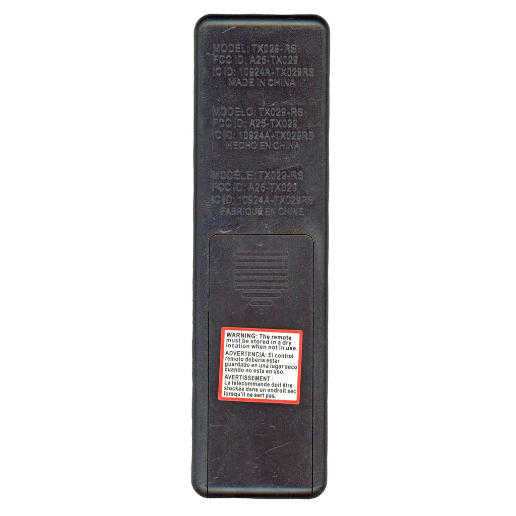 Substitute for Hampton Bay TX029RS Ceiling Fan Remote Control [63T-AC83T-KIT]