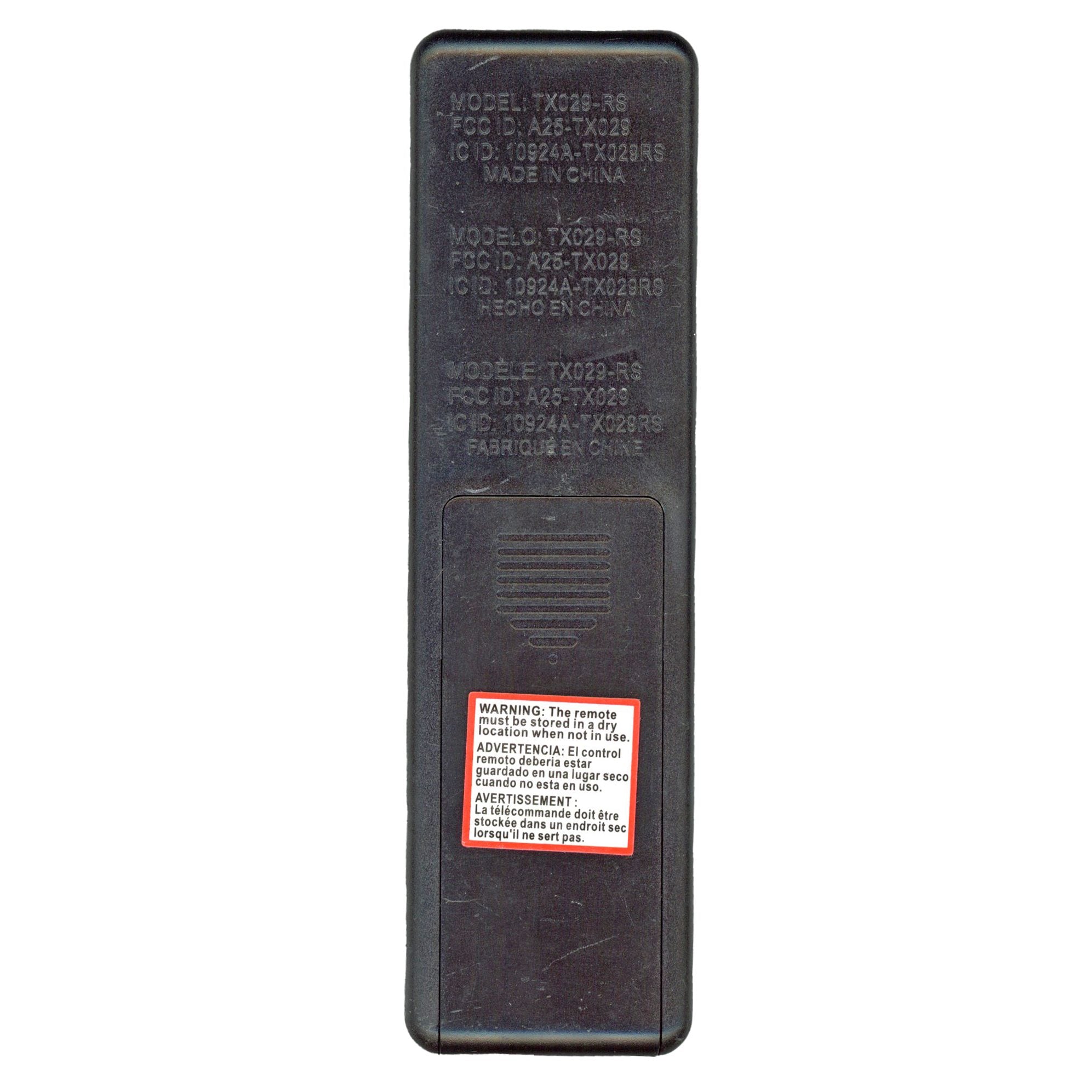 Substitute for Hampton Bay TX029RS Ceiling Fan Remote Control [63T-AC83T-KIT]