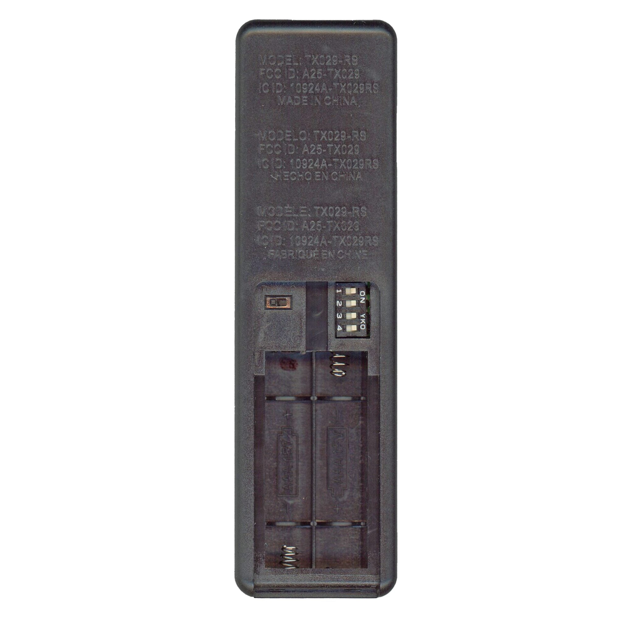 Substitute for Hampton Bay TX029RS Ceiling Fan Remote Control [63T-AC83T-KIT]