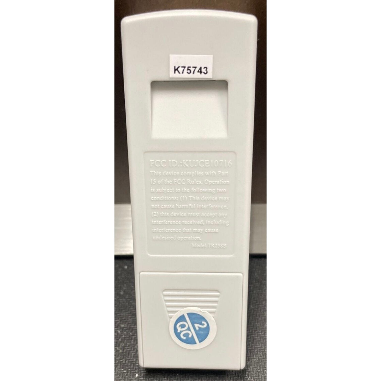 Substitute for Harbor Breeze TR258B KUJCE10716 Ceiling Fan Remote Control [63T-AC83T-KIT]