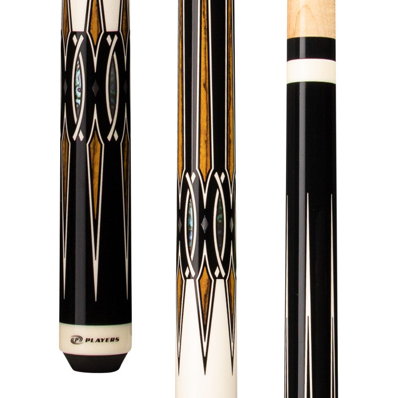 Midnight Black with Bocote Points and Mother of Pearl Wrapless