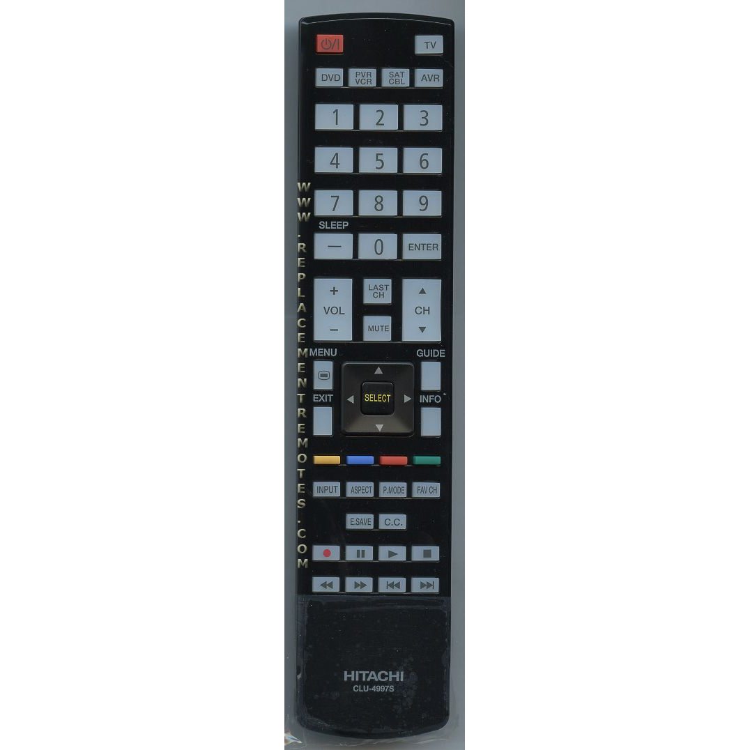 Hitachi CLU4997S TV Remote Control