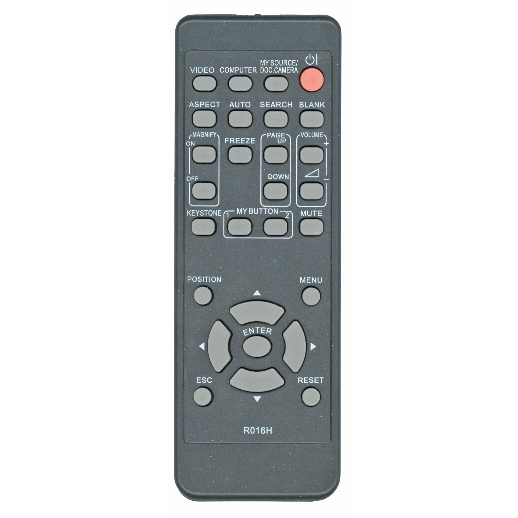 Substitute for Hitachi R016H Projector Remote Control [RR3720]