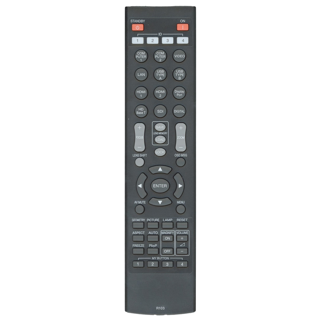 Substitute for Hitachi R103 Projector Remote Control [RR3720]