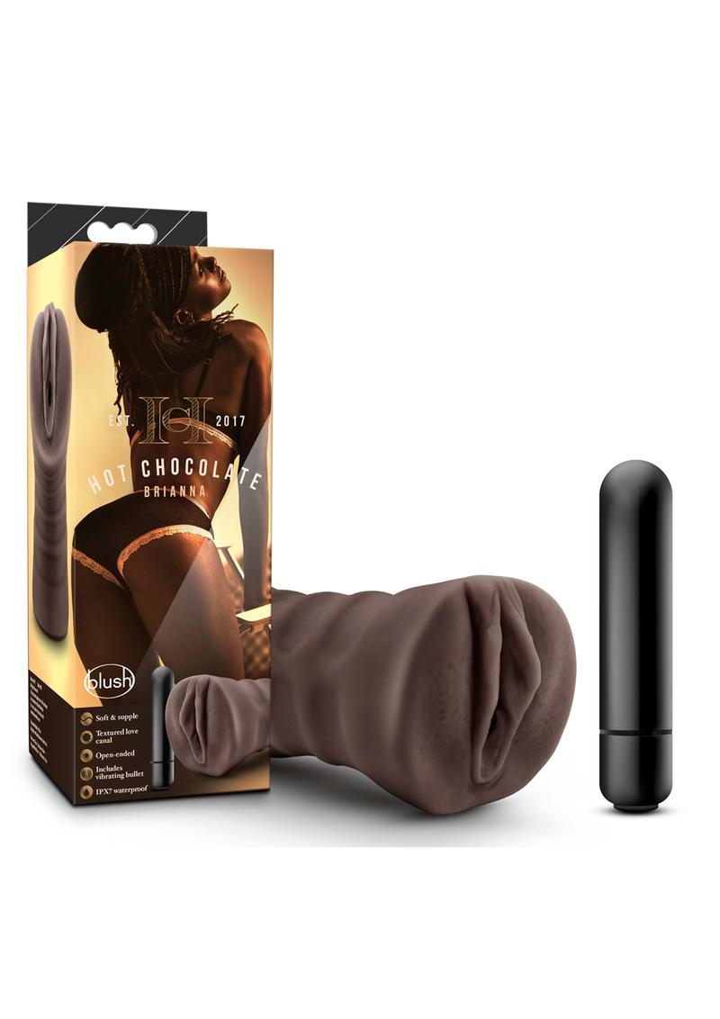 Hot Chocolate Brianna Vibrating Masturbator With Bullet Love