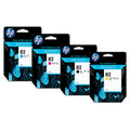 New, Pre-Owned - HP 82 28-ml Black, Magenta, Cyan, Yellow Ink Cartridge, 4 Pack