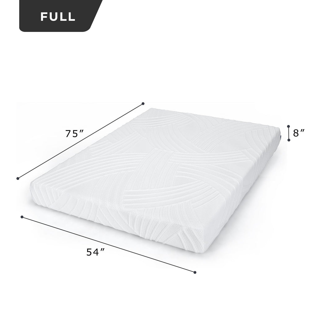 8 Inch Memory Foam Mattress with Poly Jacquard Fabric Cover