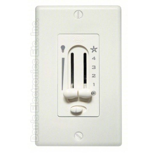 Substitute for Hunter 27183 ceiling fan and light Remote wired wall switch control [UC9051T-WIRED/UC7067FMRX]
