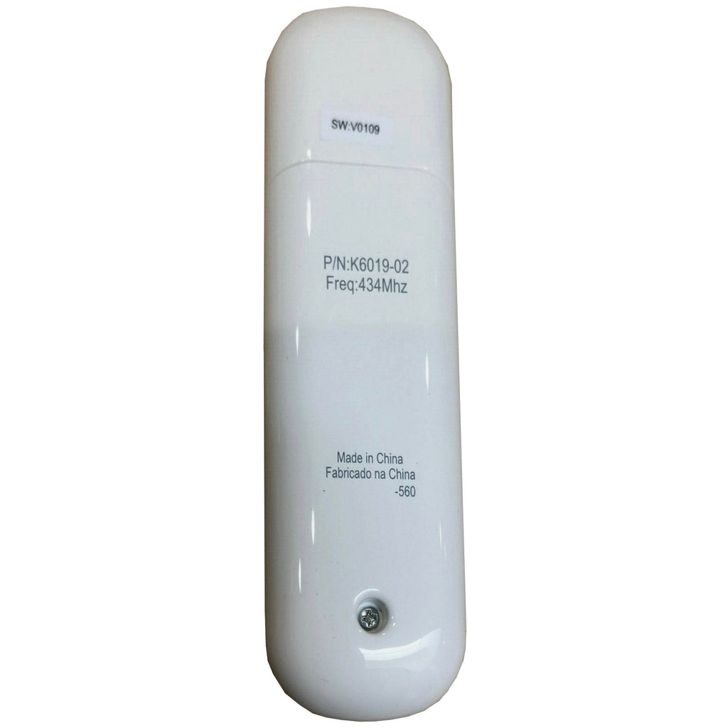 Substitute for Hunter K6019-02 Ceiling Fan Remote Control [99770]