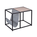 End Table Side Accent Metal Magazine Organizer