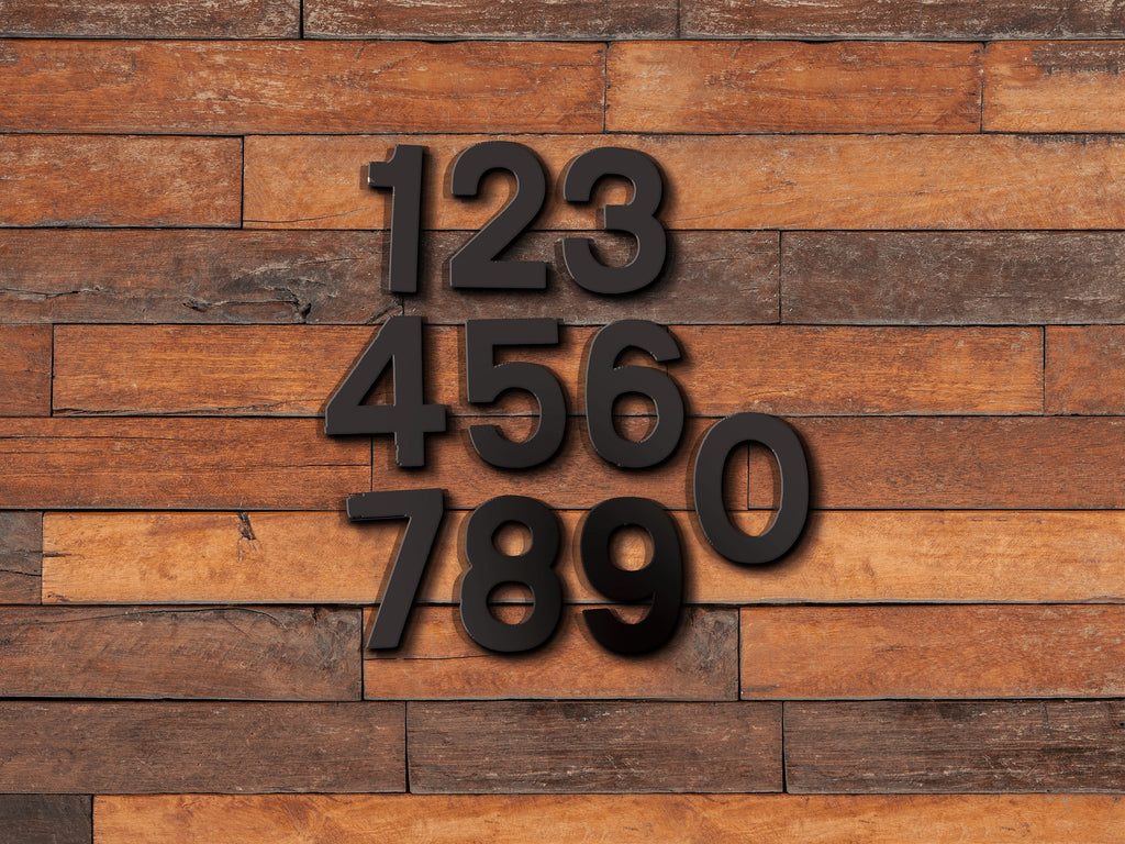 10 Inch House Number Letters, Metal House Number Sign, House Number Plaque, Personalized Metal Address Number, Front Porch Decor