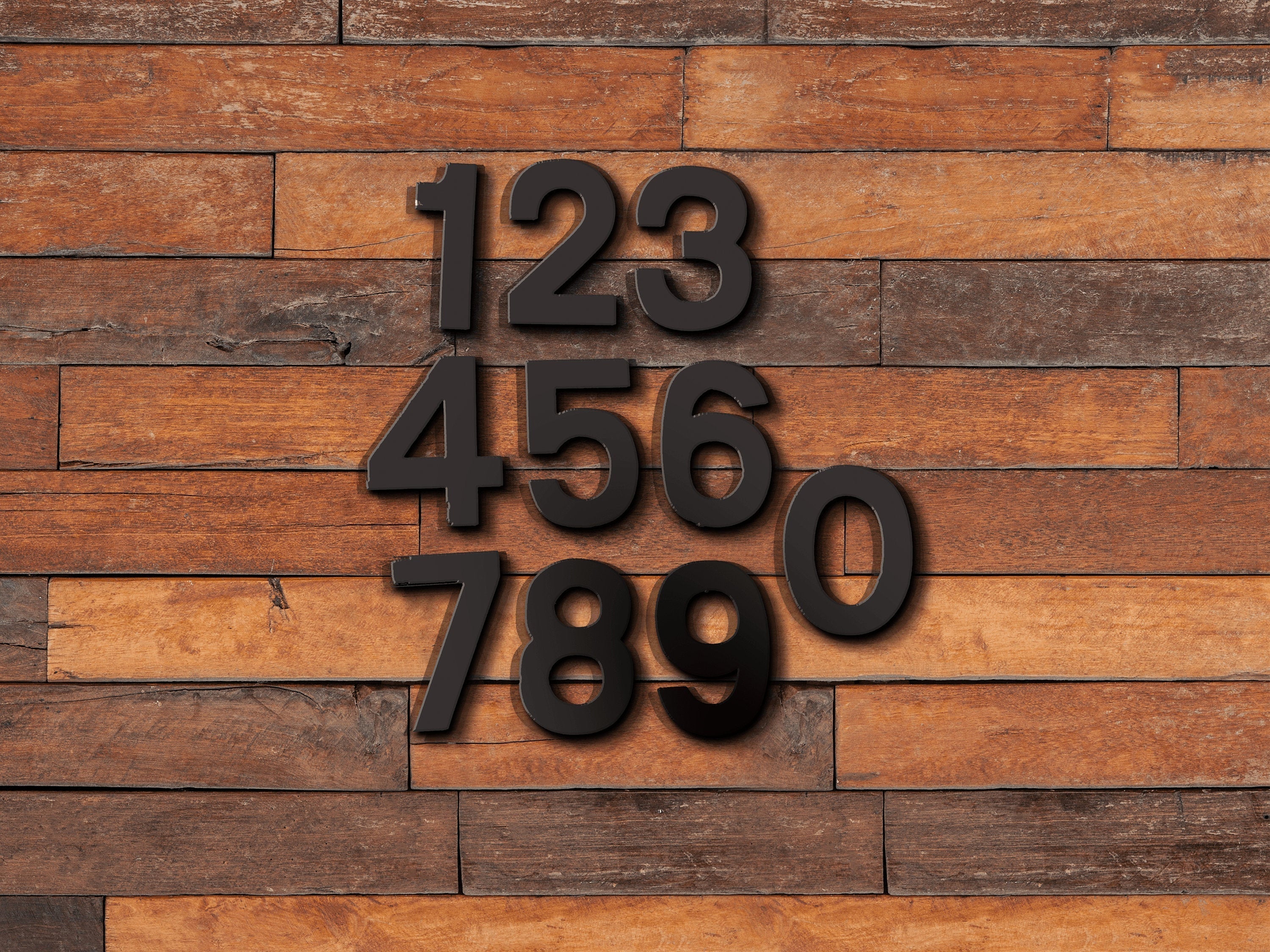10 Inch House Number Letters, Metal House Number Sign, House Number Plaque, Personalized Metal Address Number, Front Porch Decor