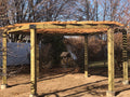 12 Piece Hexagon Pergola Bracket Set for 4 x 4 Posts - Heavy Duty Pergola Brackets Made In the USA!