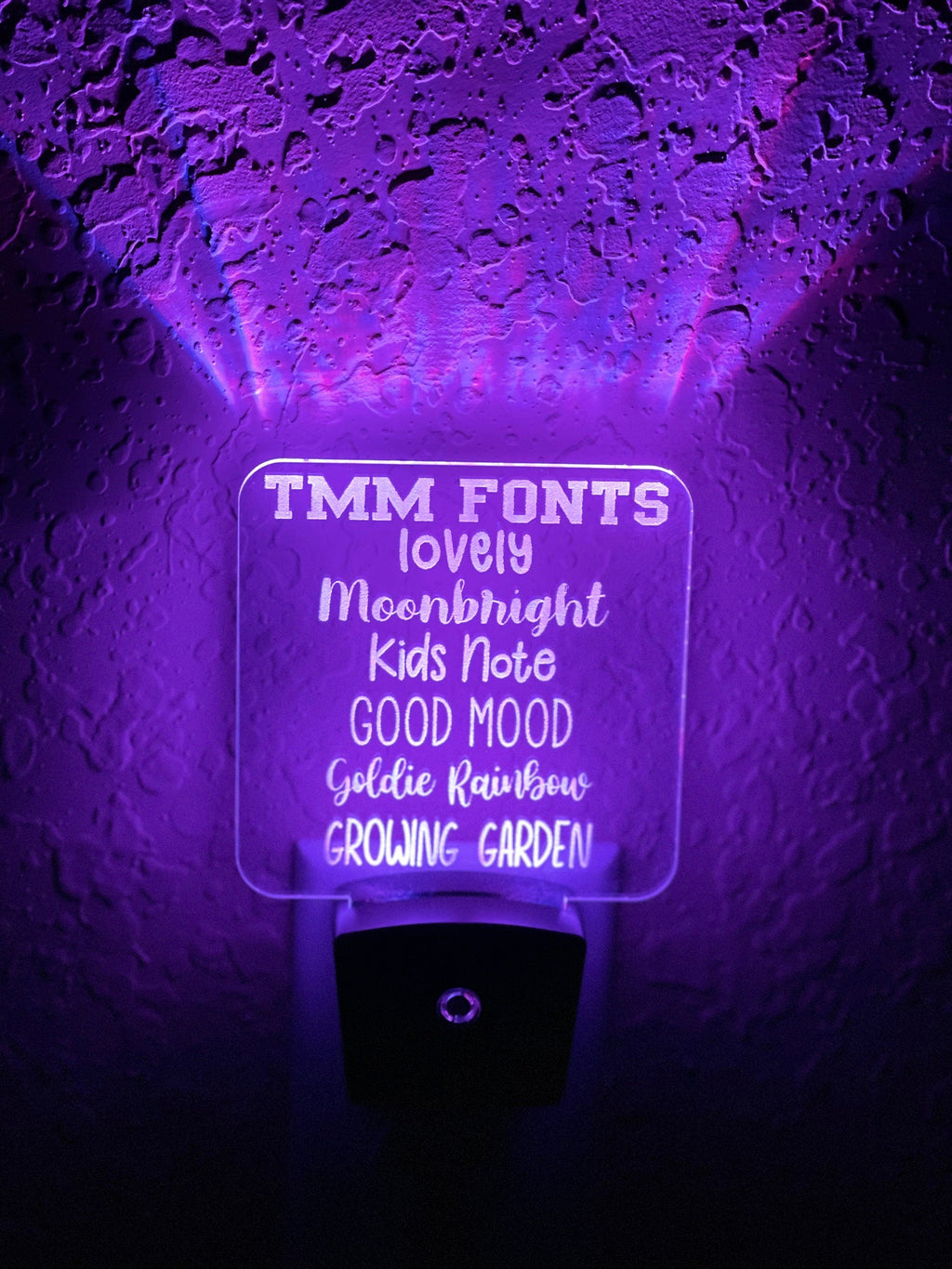 Personalized LED Unicorn Night Light | 7 Color Changing | Plug in Night Light | Name Light | Children's Night Light | Kids Room Light