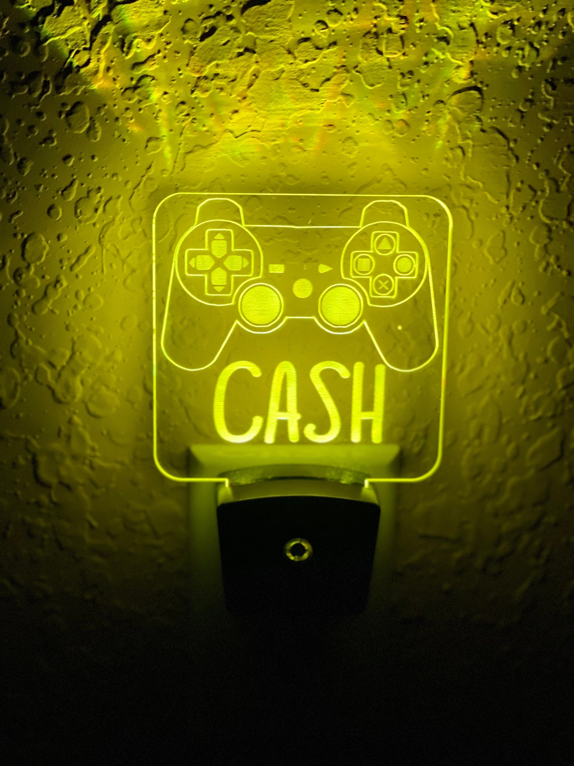 Personalized LED Playstation 4 PS4 Controller Night Light | 7 Color Changing | Night Light | Name Light | Children's Light | Room Light