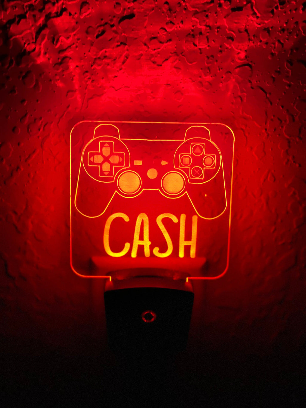 Personalized LED Playstation 4 PS4 Controller Night Light | 7 Color Changing | Night Light | Name Light | Children's Light | Room Light