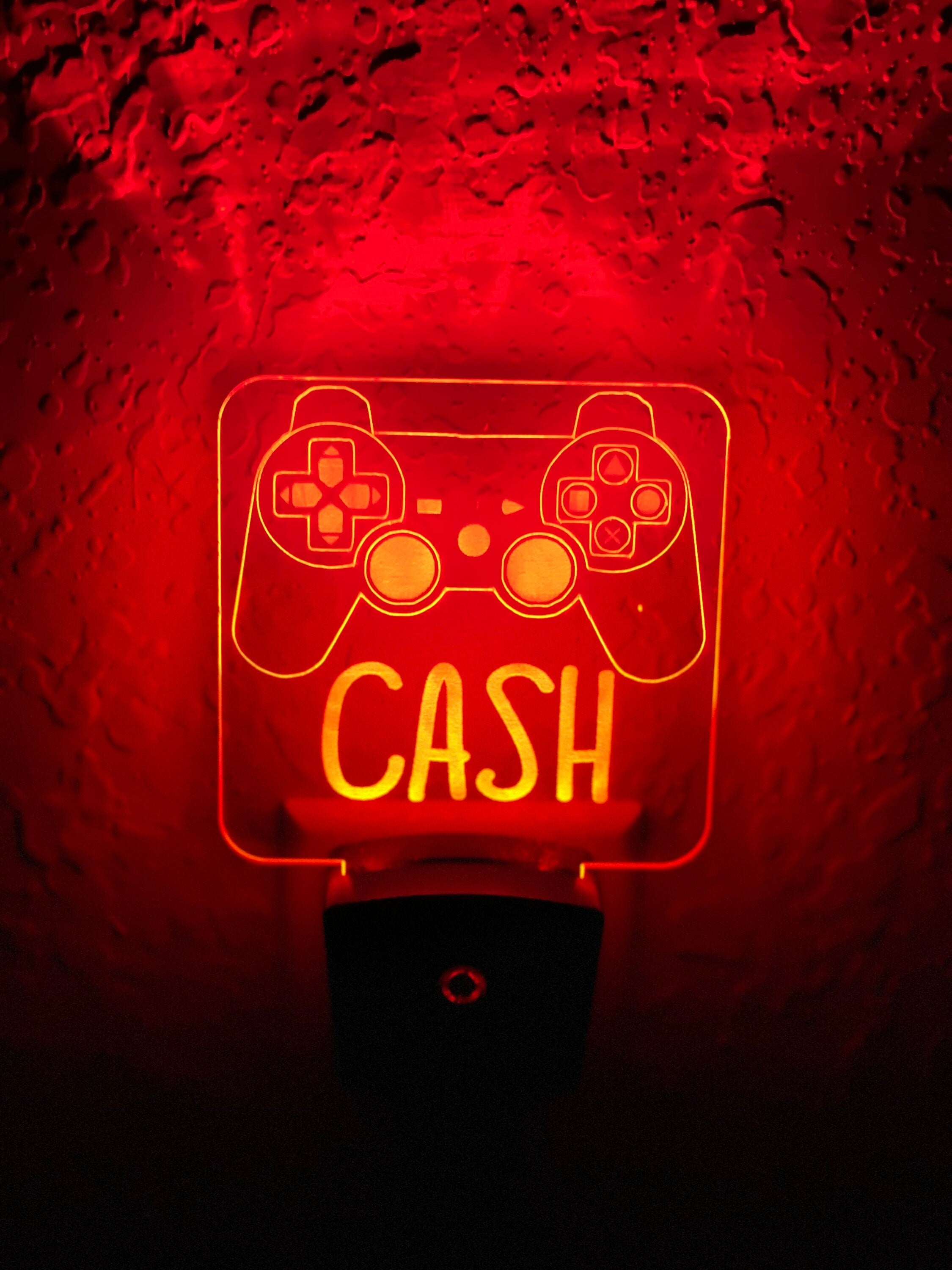 Personalized LED Playstation 4 PS4 Controller Night Light | 7 Color Changing | Night Light | Name Light | Children's Light | Room Light