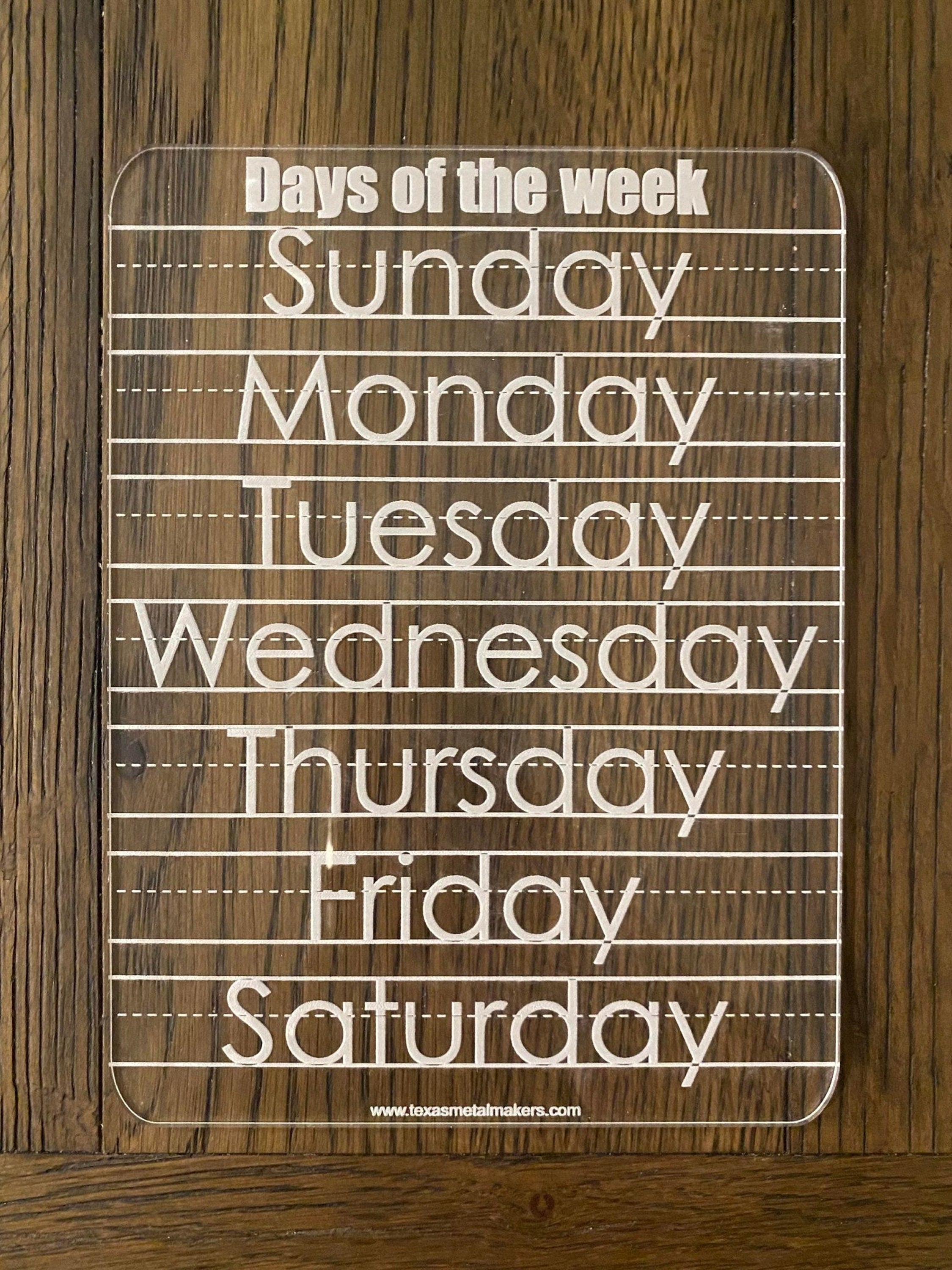 Customizable Children Acrylic Learning Boards | Dry Erase Learning Board | Reusable Personalized Boards | Preschool | Education Supplies